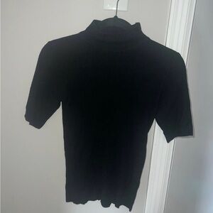 Dreamers Black Ribbed Knit Sweater